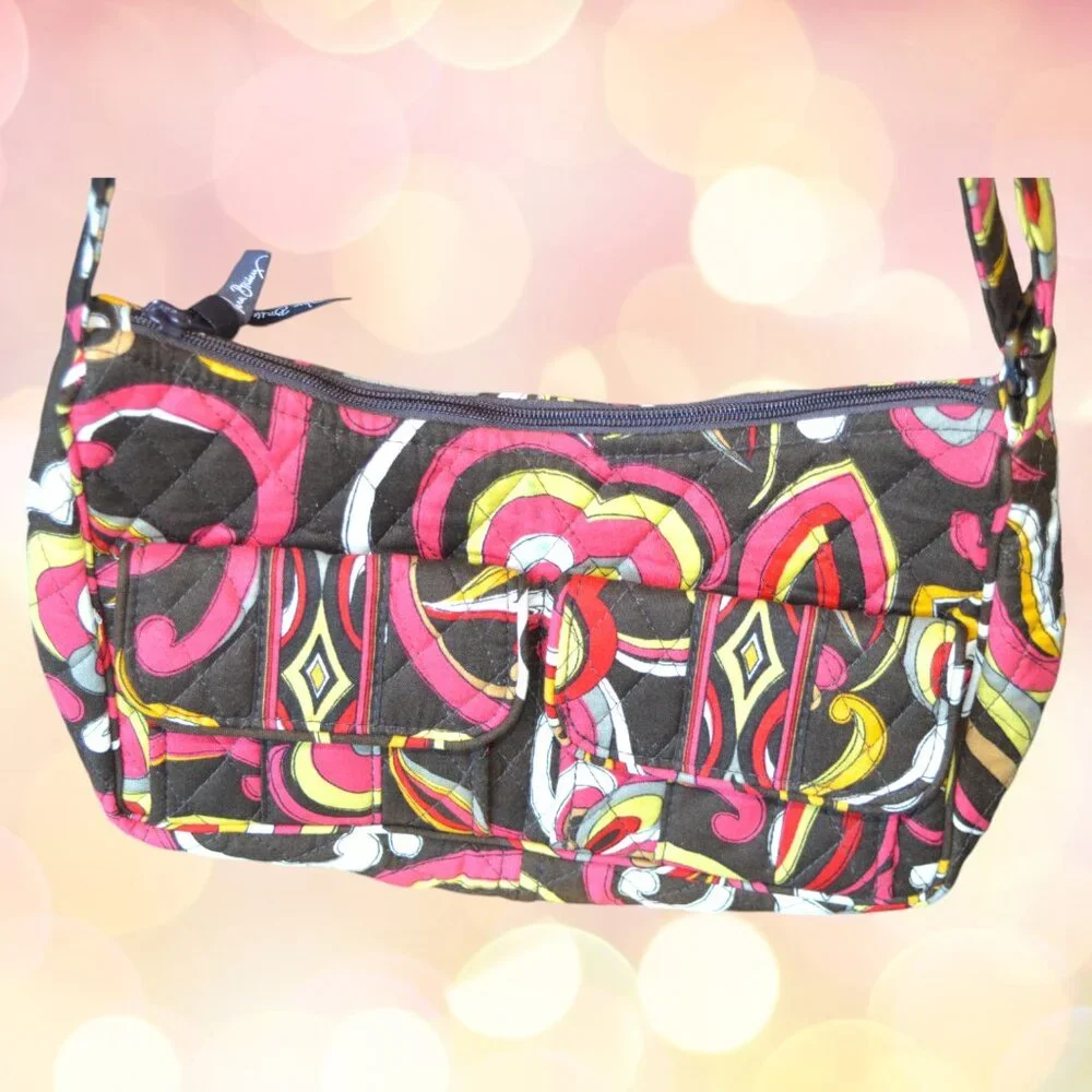 Vera Bradley Libby Bag in Puccini Retired Fall 2008 Crossbody Shoulder Bag Boho